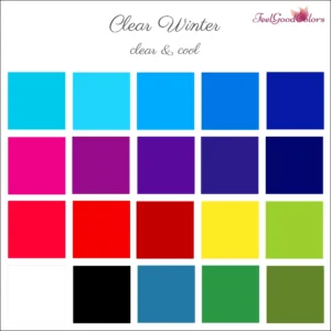 Clear Winter Accent Colors