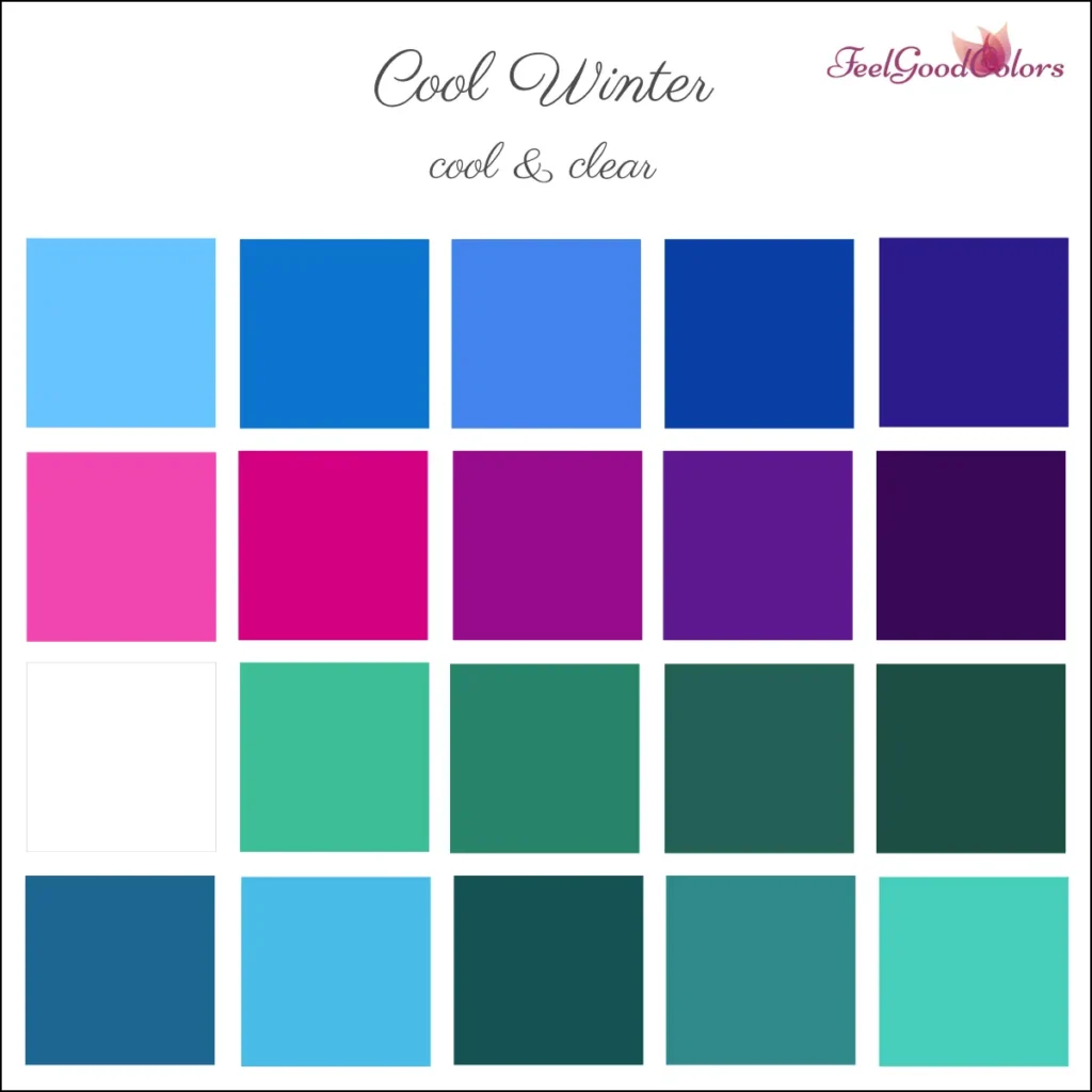 Cool Winter Accent Colors