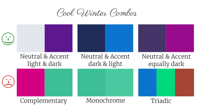 Cool Winter Clothing Color Combinations