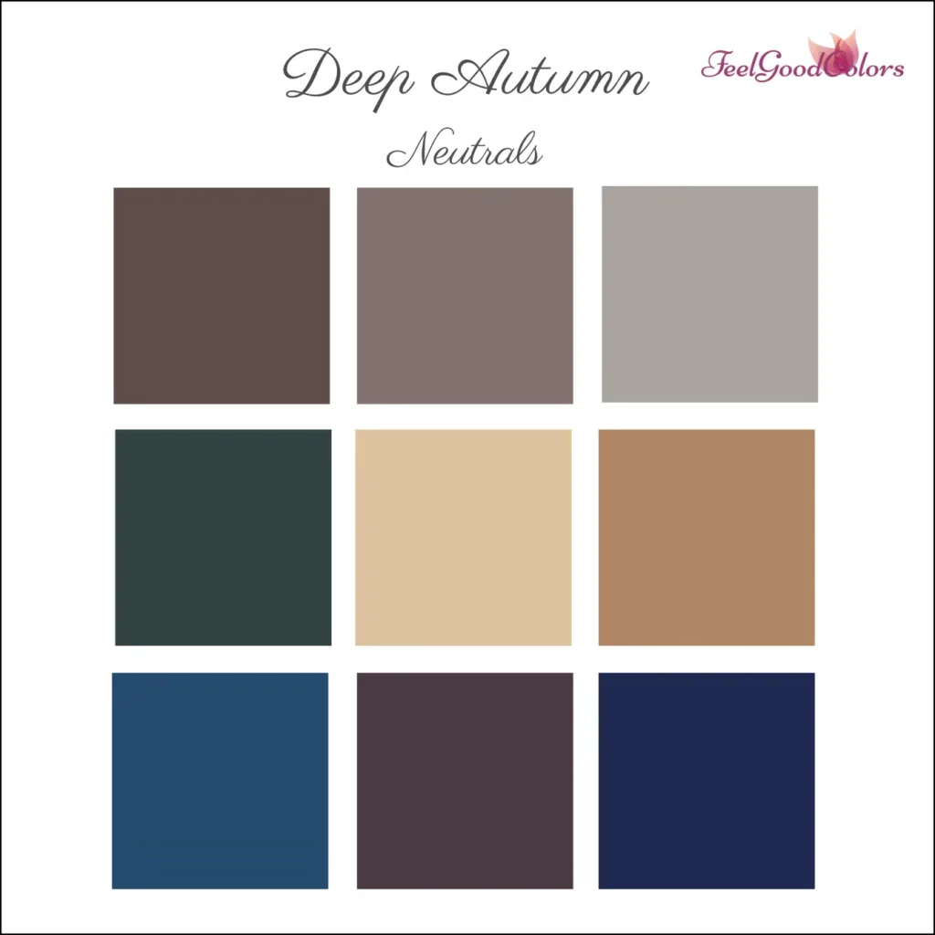 Deep Autumn Neutral Colors