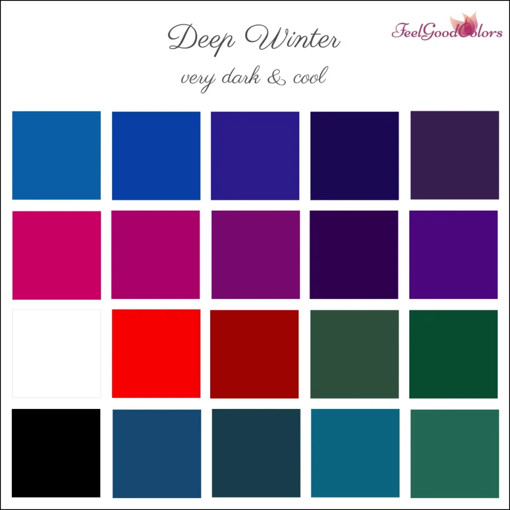 Deep Winter Accent Colors