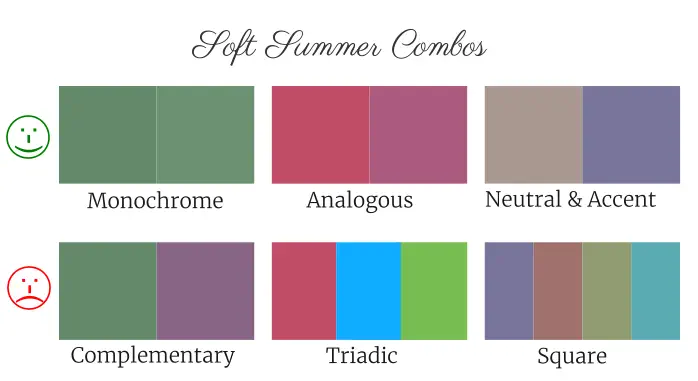 Soft Summer Clothing Color Combinations